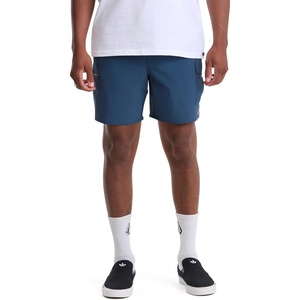 image:imageVolcom Mens 17 Elastic Waist Swim Trunks Stretchable UPF 50 Quick Dry Swim BottomsMidnight Blue