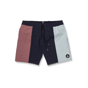 image:imageVolcom Mens 17 Elastic Waist Swim Trunks Stretchable UPF 50 Quick Dry Swim BottomsNavy Lido