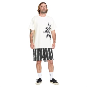 image:imageVolcom Mens 17 Elastic Waist Swim Trunks Stretchable UPF 50 Quick Dry Swim BottomsNight
