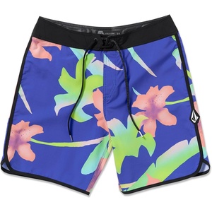 image:imageVolcom Mens 19 ModTech Board Shorts Performance UPF 50 Sun Protection QuickDry Swim BottomsAzure
