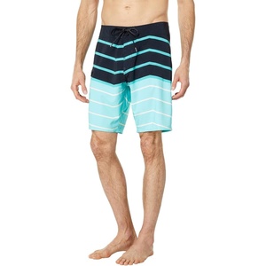 image:imageVolcom Mens 19 ModTech Board Shorts Performance UPF 50 Sun Protection QuickDry Swim BottomsBritt Blue