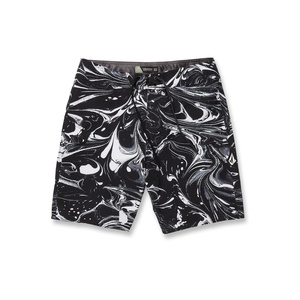 image:imageVolcom Mens 19 ModTech Board Shorts Performance UPF 50 Sun Protection QuickDry Swim BottomsEbony