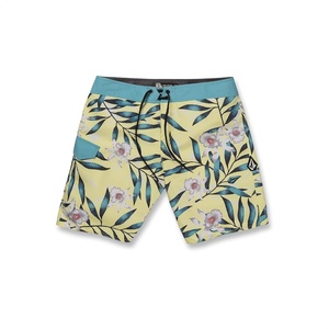 image:imageVolcom Mens 19 ModTech Board Shorts Performance UPF 50 Sun Protection QuickDry Swim BottomsGold