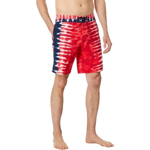 image:imageVolcom Mens 19 ModTech Board Shorts Performance UPF 50 Sun Protection QuickDry Swim BottomsJulio Red