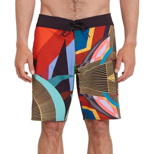 image:imageVolcom Mens 19 ModTech Board Shorts Performance UPF 50 Sun Protection QuickDry Swim BottomsMred