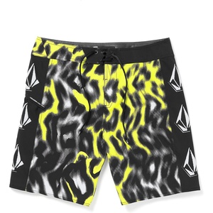 image:imageVolcom Mens 19 ModTech Board Shorts Performance UPF 50 Sun Protection QuickDry Swim BottomsNeon
