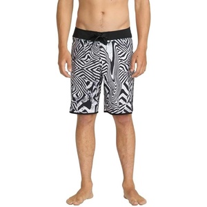 image:imageVolcom Mens 19 ModTech Board Shorts Performance UPF 50 Sun Protection QuickDry Swim BottomsWhite Black