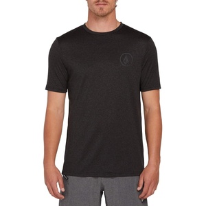image:imageVolcom Mens Compression Fit Short Sleeve Rashguard  UPF 50 QuickDry UV Protection Performance ShirtGray