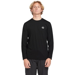 image:imageVolcom Mens Long Sleeve Rashguard  UPF 50 Sun Protection QuickDry Performance Swim ShirtBlack
