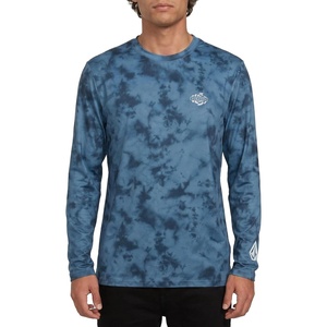 image:imageVolcom Mens Long Sleeve Rashguard  UPF 50 Sun Protection QuickDry Performance Swim ShirtBlue
