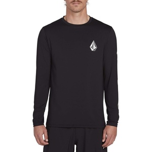 image:imageVolcom Mens Long Sleeve Rashguard  UPF 50 Sun Protection QuickDry Performance Swim ShirtJet