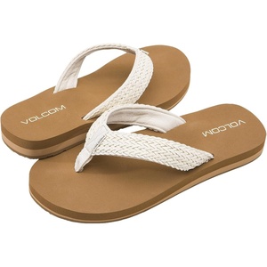 image:imageVolcom Womens Boyfriend Flip Flop Sandals  Comfort Thong for Beach and Casual WearCream