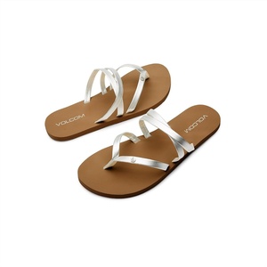 image:imageVolcom Womens Easy Breezy Sandals  Lightweight SlipOn Sandals for Everyday Summer WearSilver