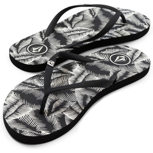 image:imageVolcom Womens Eco Concourse Flip Flip SandalBlack White