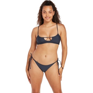image:imageVolcom Womens Simply Seamless Skimpy Tie Side Swimsuit Bikini BottomMidnight Blue