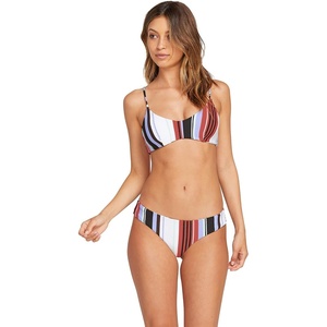 image:imageVolcom Womens Simply Seemless V Neck Swimsuit Bikini TopMulti