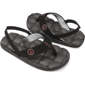 image:imageVolcom Youth Recliner Sandal Little KidBig KidGraphite