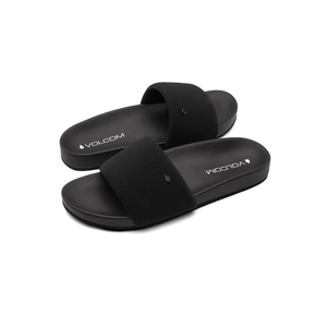 image:imageVolcom womens Volcation Slide Sandals  Recliner Comfort Foam Footbed Padded Strap Slipon SlidesBlack Cool