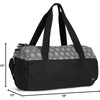 image:imageVOLCOM SCHOOLYARD CANVAS DUFFELBLACKWHITE