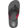 image:imageVolcom Big Kids Unisex Victor Flip Flop SandalBlackRed