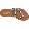 image:imageVolcom Girls Easy Breezy Big Girls Thong Flip Flip SandalsBlack White