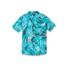 image:imageVolcom Mens Bleeding Leaf Short Sleeve Classic Fit ShirtElectric Blue
