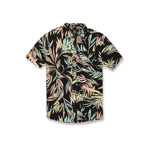 image:imageVolcom Mens Bleeding Leaf Short Sleeve Classic Fit ShirtBlack