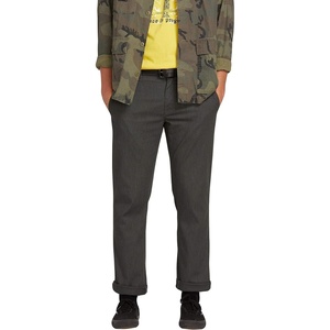 image:imageVolcom Mens Frickin Modern Stretch Chino Pant  Everyday Wear Slim Fit Stretch Twill PantsCharcoal Heather