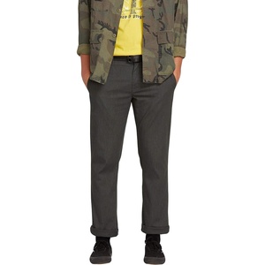 image:imageVolcom Mens Frickin Modern Stretch Chino Pant  Everyday Wear Slim Fit Stretch Twill PantsCharcoal Heather Grey
