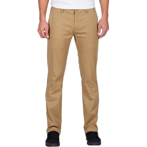 image:imageVolcom Mens Frickin Modern Stretch Chino Pant  Everyday Wear Slim Fit Stretch Twill PantsDark Khaki