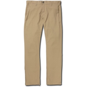 image:imageVolcom Mens Frickin Modern Stretch Chino Pant  Everyday Wear Slim Fit Stretch Twill PantsKhaki Light