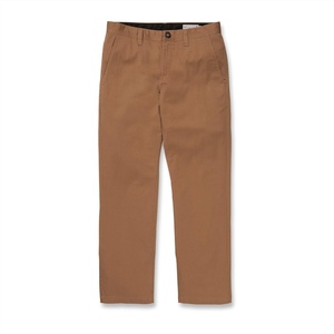 image:imageVolcom Mens Frickin Modern Stretch Chino Pant  Everyday Wear Slim Fit Stretch Twill PantsTobacco