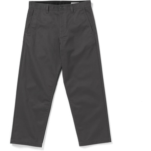 image:imageVolcom Mens Frickin Skate Loose Baggy Fit Chino Pants  Relaxed Tapered 17 Leg Opening 30 InseamAsphalt Black
