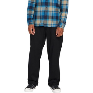 image:imageVolcom Mens Frickin Skate Loose Baggy Fit Chino Pants  Relaxed Tapered 17 Leg Opening 30 InseamBlack Regular