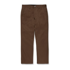 image:imageVolcom Mens Frickin Skate Loose Baggy Fit Chino Pants  Relaxed Tapered 17 Leg Opening 30 InseamDark Earth