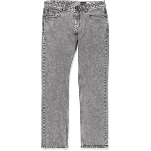 image:imageVolcom Mens Vorta Slim Fit Stretch Denim Jeans  ComfortableFlexibleDurable PantsTrue Vintage Black