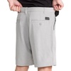 image:imageVolcom Mens Crosshore Hybrid Shorts  19 Modern Fit 4Way Stretch Quick Dry ShortsHeather Grey