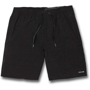 image:imageVolcom Mens Crosshore Hybrid Shorts  19 Modern Fit 4Way Stretch Quick Dry ShortsBlack Pack