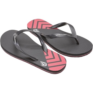 image:imageVolcom Mens Rocker Flip Flop SandalBlackRed