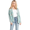 image:imageVolcom Womens Lil Zip Up Hooded Fleece SweatshirtBlue Fog