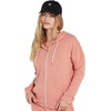 image:imageVolcom Womens Lil Zip Up Hooded Fleece SweatshirtLight Mauve