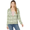 image:imageVolcom Womens Lil Zip Up Hooded Fleece SweatshirtLight Army