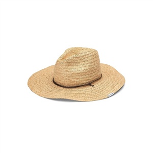 image:imageVolcom womens Voldora Wide Brim Straw Fedora Sun HatNatural