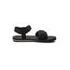 image:imageVolcom Mens Recliner Slide Sandals  Comfort Foam Footbed Waterfriendly Nubuck Strap SlidesBlack