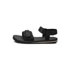 image:imageVolcom Mens Recliner Slide Sandals  Comfort Foam Footbed Waterfriendly Nubuck Strap SlidesBlack