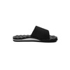 image:imageVolcom Mens Recliner Slide Sandals  Comfort Foam Footbed Waterfriendly Nubuck Strap SlidesBlack White