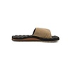 image:imageVolcom Mens Recliner Slide Sandals  Comfort Foam Footbed Waterfriendly Nubuck Strap SlidesCognac