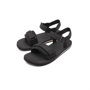 image:imageVolcom Mens Recliner Slide Sandals  Comfort Foam Footbed Waterfriendly Nubuck Strap SlidesBlack