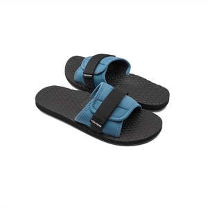 image:imageVolcom Mens Recliner Slide Sandals  Comfort Foam Footbed Waterfriendly Nubuck Strap SlidesNavy