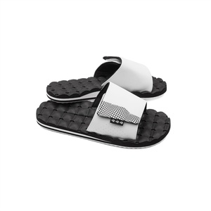 image:imageVolcom Mens Recliner Slide Sandals  Comfort Foam Footbed Waterfriendly Nubuck Strap SlidesWhite